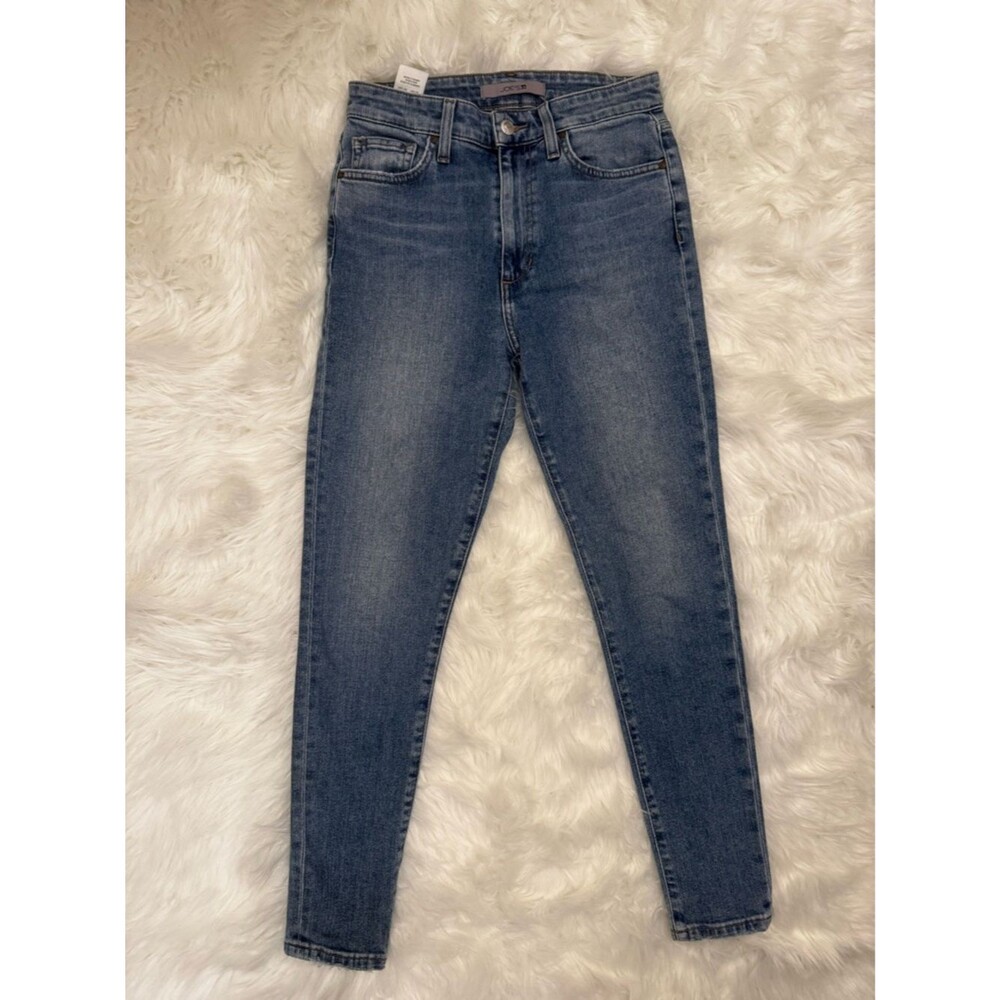 Joe’s Jeans High Rise Skinny Ankle Jeans Medium Wash Size 27 Stretch Denim - Picture 2 of 12